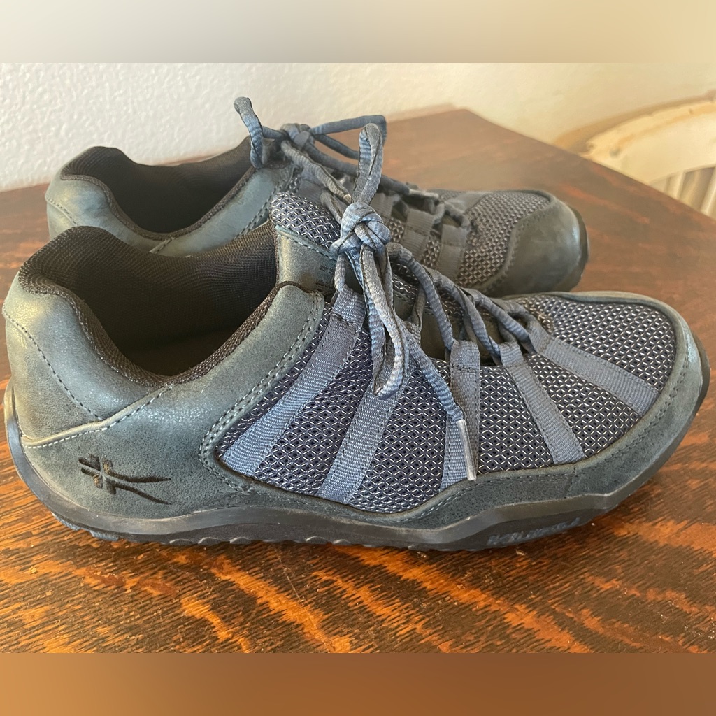Kuru Women’s Chicane Size 8 Leather Suede Gray Blue Hiking Shoes